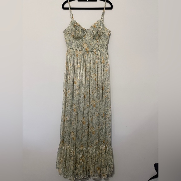 Molly green Dresses & Skirts - Molly Green Medium Augusta Floral Maxi Dress Adjustable Straps NWT